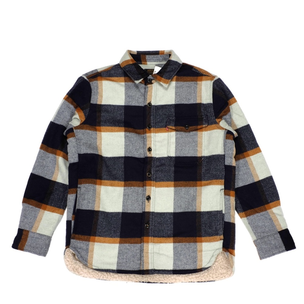 Levis skateboard Sherpa lined work shirt